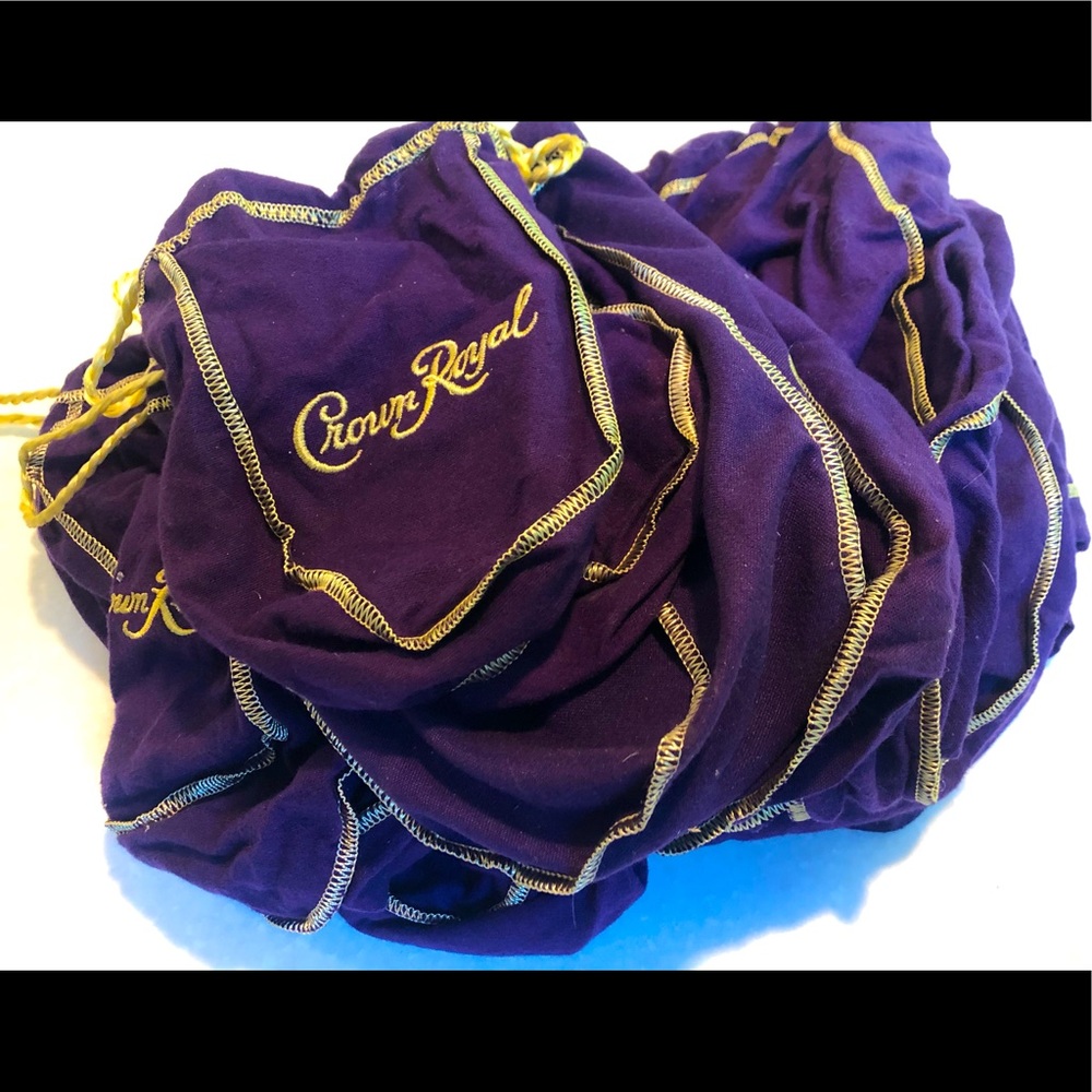 Bundle of 90 Crown Royal bags.